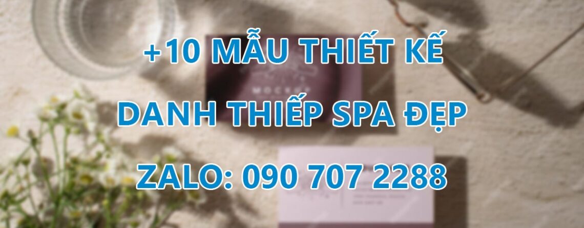 Mẫu danh thiếp spa đẹp