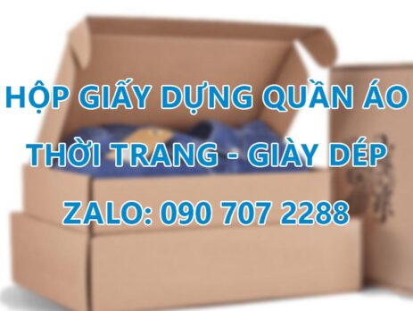 In hộp giấy đựng quần áo