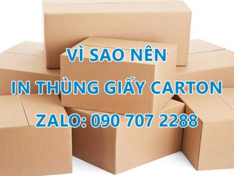 In thùng giấy carton giá rẻ